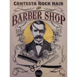 affiche barber vintage