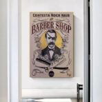 affiche barber vintage
