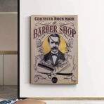 affiche barber vintage
