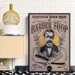 affiche barber vintage