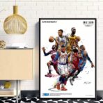 affiche basket nba vintage