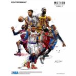affiche basket nba vintage