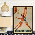 affiche basket vintage