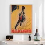 affiche basketball vintage
