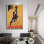 affiche basketball vintage