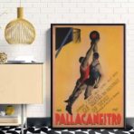 affiche basketball vintage