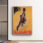 affiche basketball vintage