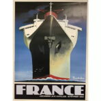 affiche bateau vintage