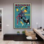 affiche bayonne vintage