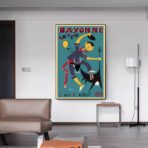 affiche bayonne vintage