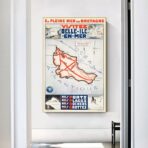 affiche belle ile vintage