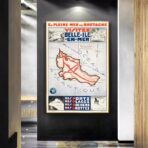 affiche belle ile vintage