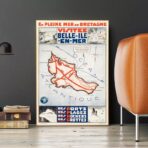 affiche belle ile vintage