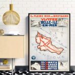 affiche belle ile vintage