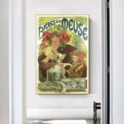 affiche biere de la meuse vintage