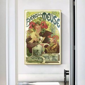 affiche biere de la meuse vintage
