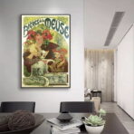 affiche biere de la meuse vintage