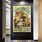 affiche biere de la meuse vintage