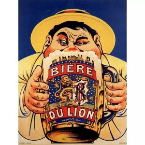 affiche bière vintage