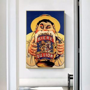 affiche bière vintage