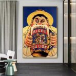 affiche bière vintage