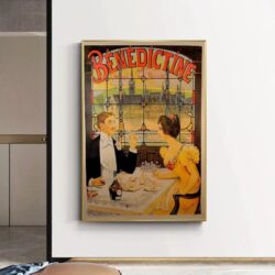 affiche bistrot vintage