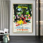 affiche blanche neige et les sept nains