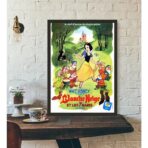 affiche blanche neige et les sept nains