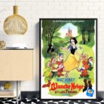 affiche blanche neige et les sept nains