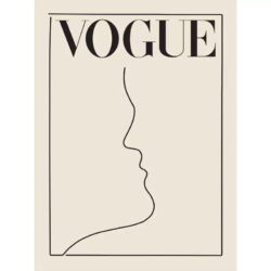 cartel blanco vintage