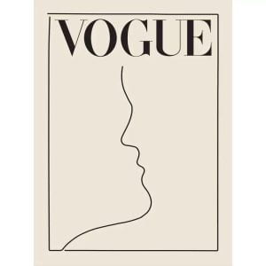 cartel blanco vintage