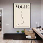 cartel blanco vintage