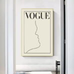 cartel blanco vintage