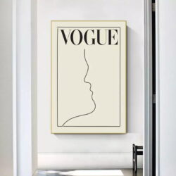 cartel blanco vintage