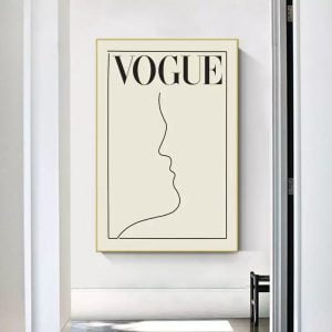 cartel blanco vintage