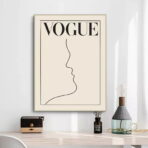 cartel blanco vintage