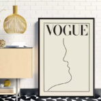 cartel blanco vintage