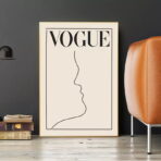 cartel blanco vintage