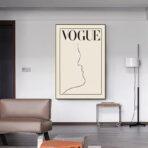 cartel blanco vintage