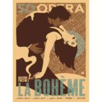 cartel bohemio vintage