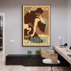 cartel bohemio vintage