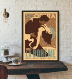 cartel bohemio vintage