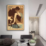 cartel bohemio vintage