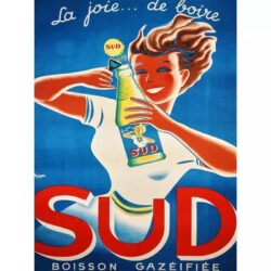 cartel de bebida vintage 1