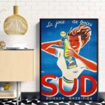 cartel de bebida vintage 1