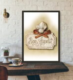 affiche bon appetit vintage