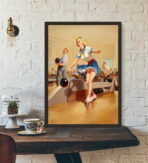 affiche bowling vintage