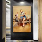 affiche bowling vintage