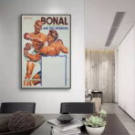 affiche boxe vintage