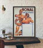 affiche boxe vintage